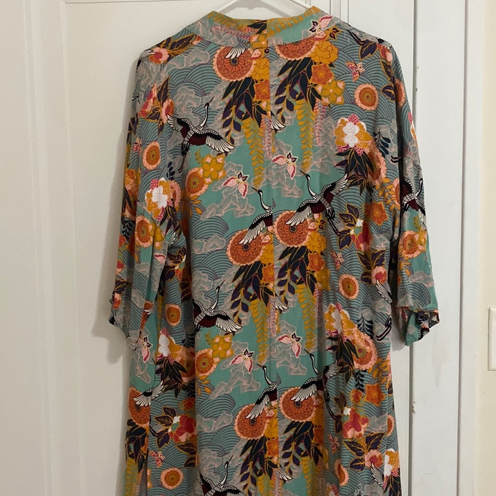 Open front boho kimono